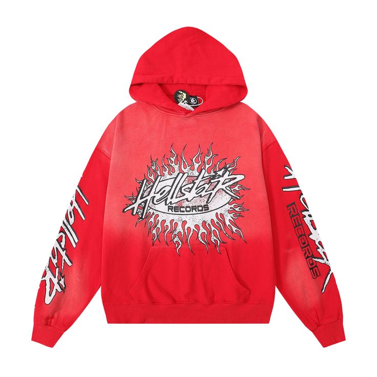 Hellstar Trendy Hoodie - Red _ XL