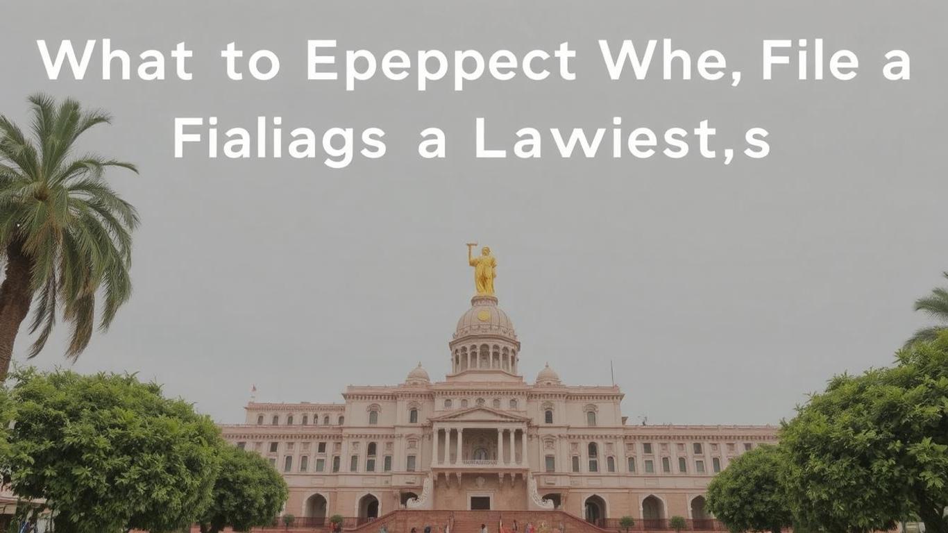 What to Expect When Filing a Lawsuit in Chennai