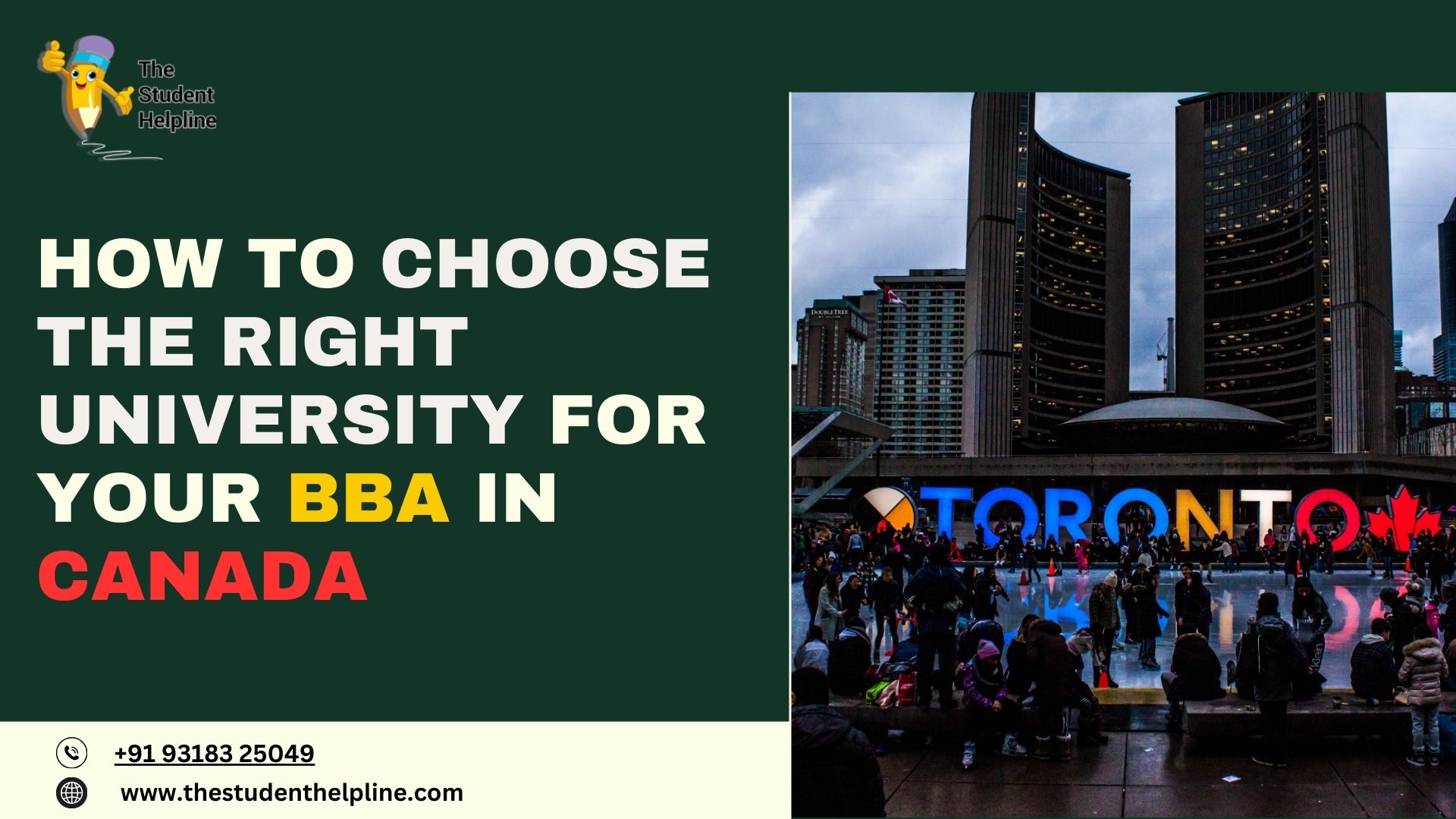 How to Choose the Right University for Your BBA in Canada