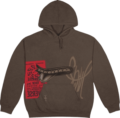 cactus jack studded pullover hoodie