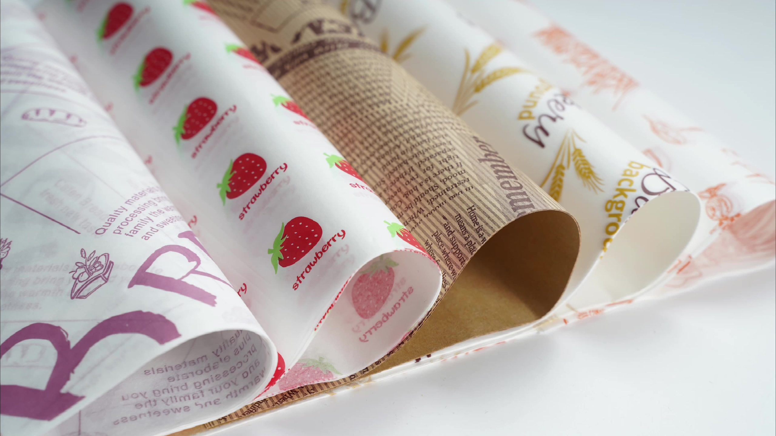 custom greaseproof paper