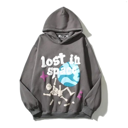 Broken Planet “Lost in Space” Hoodie- Gray