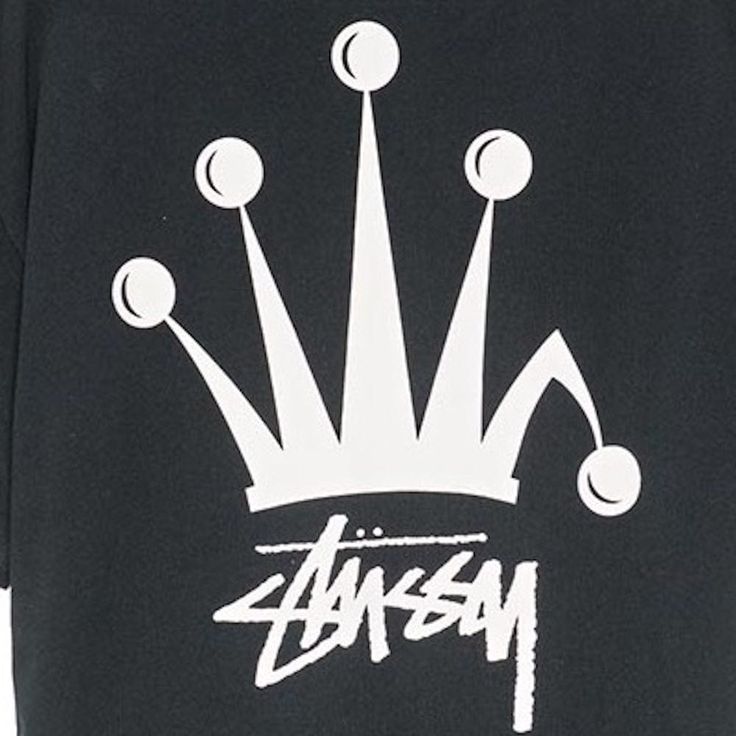 Stussy Regal Crown Tee - Black - M