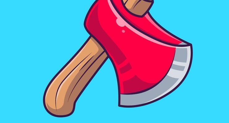 axe-floating-cartoon-vector-icon-illustration-weapon-object-icon-concept-isolated-premium-vector_138676-5786