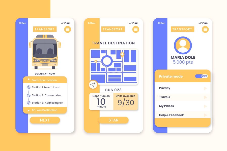 Bus Reservation App Development