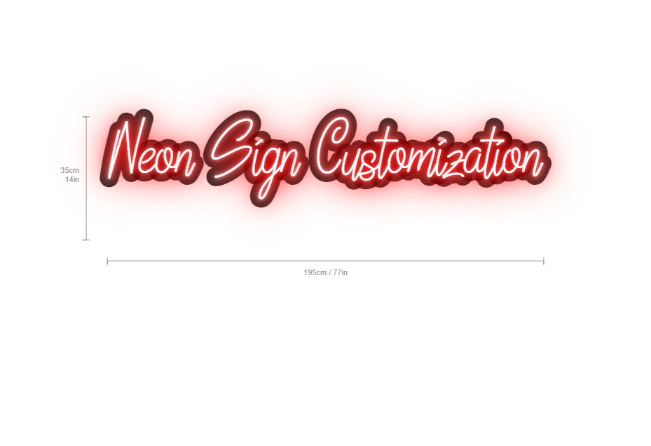 neon sign customization