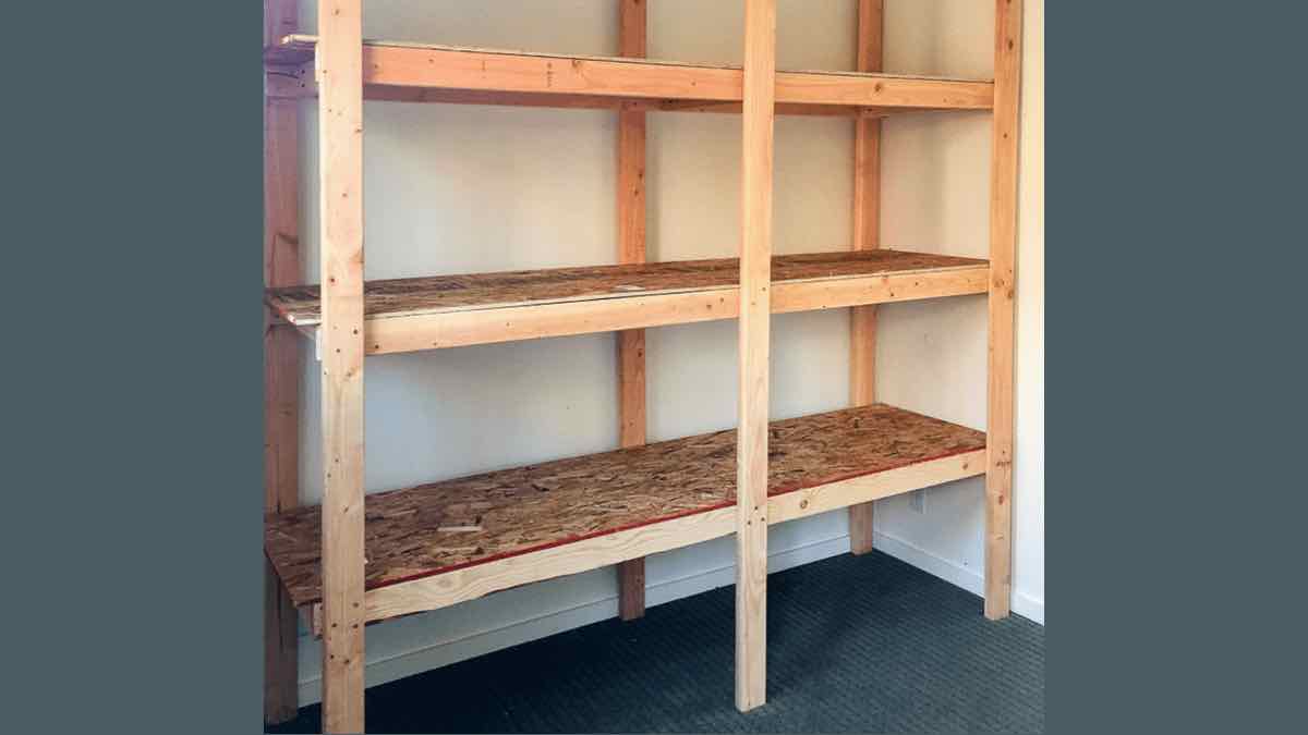 Build a Wood Storage Rack