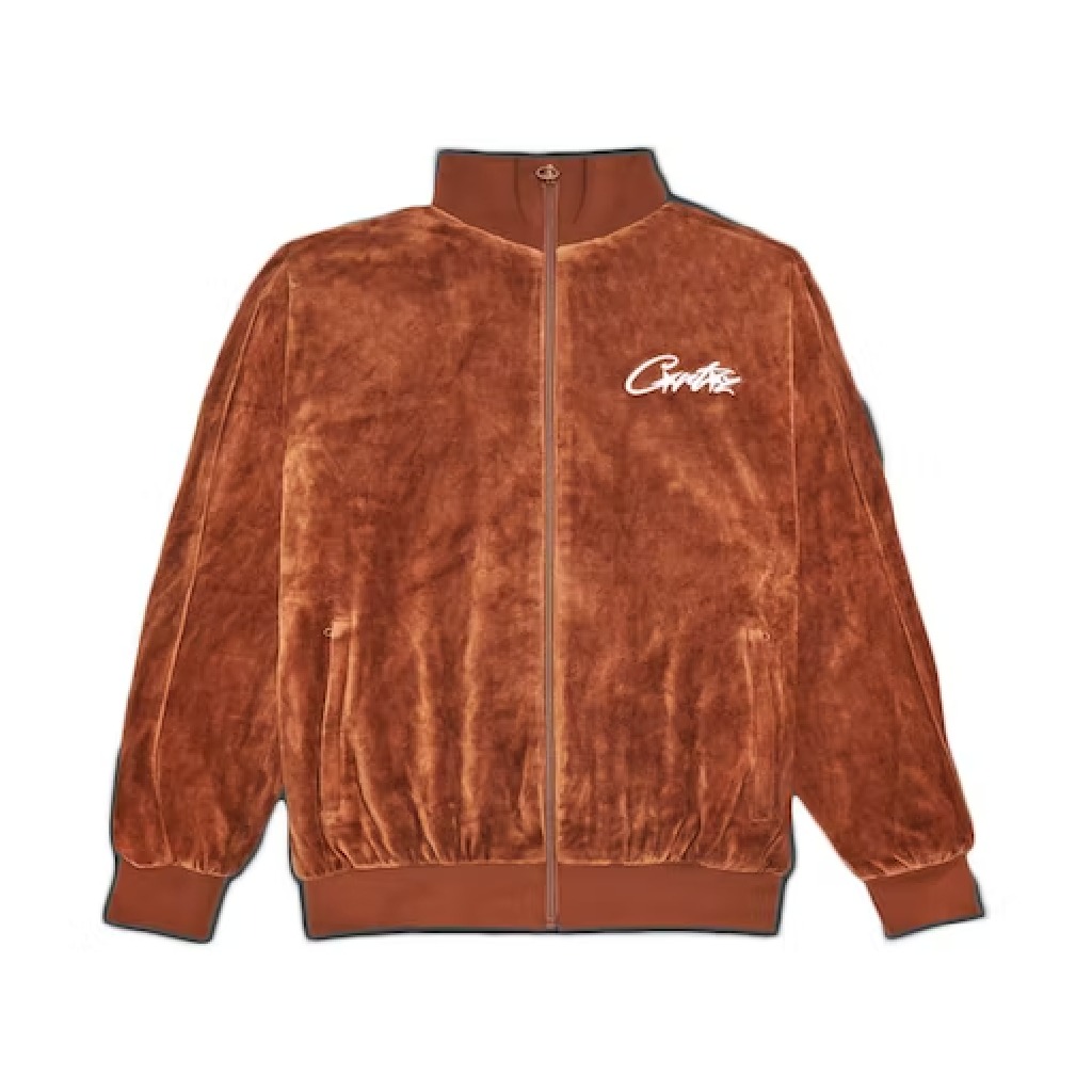 Corteiz-Allstarz-VVS-Velour-Jacket-Brown-2