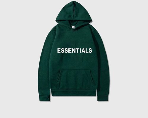 Essentials-Fear-of-God-Hoodie-Green