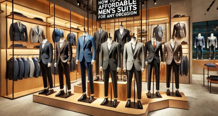 How To Choose Affordable Men's Suits For Any Occasion