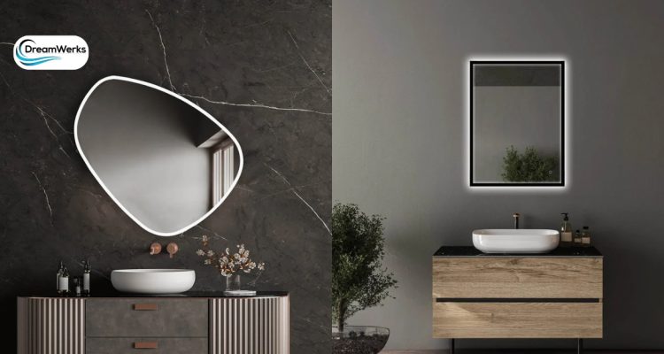 LED Lighted Mirror with Speaker