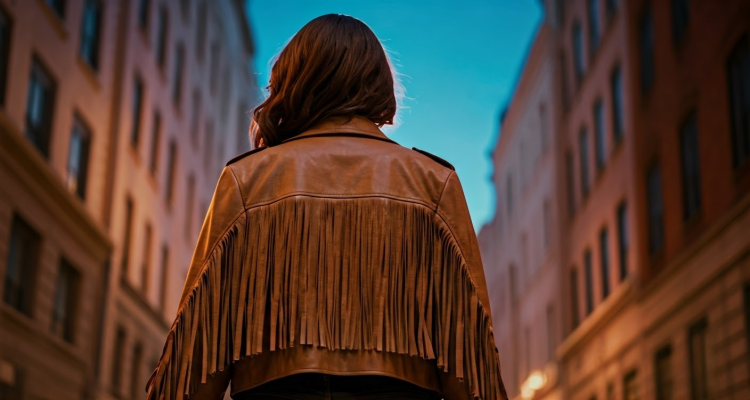 Womens Fringed Jacket