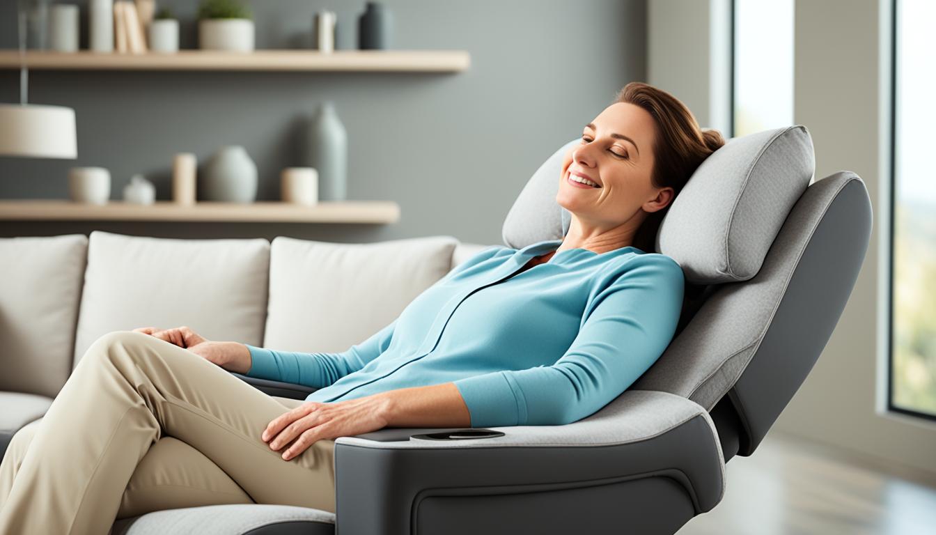 Recliners for neck pain