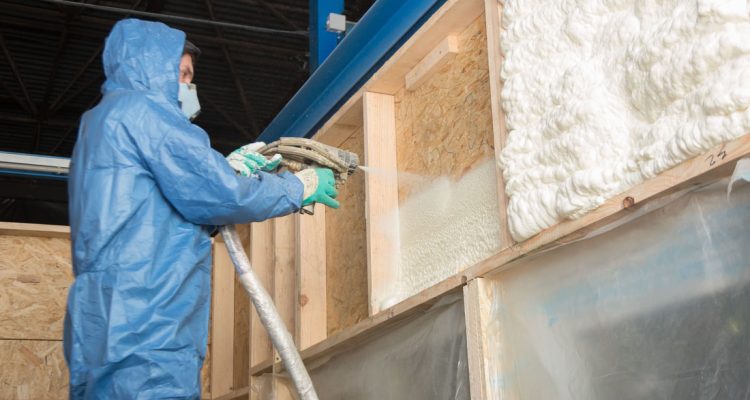 Spray foam insulation installers