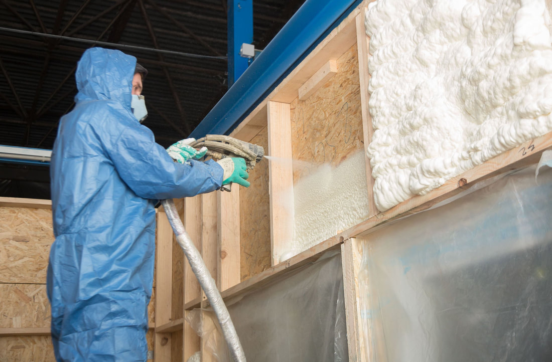 Spray foam insulation installers