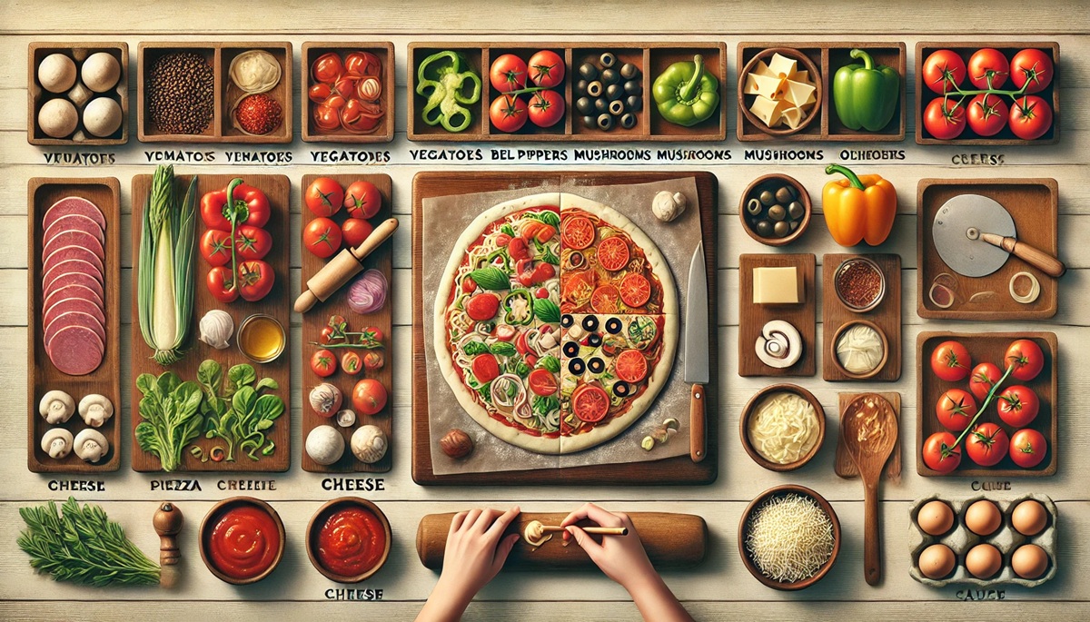 Step-By-Step Guide To Crafting Vegetarian Pizza