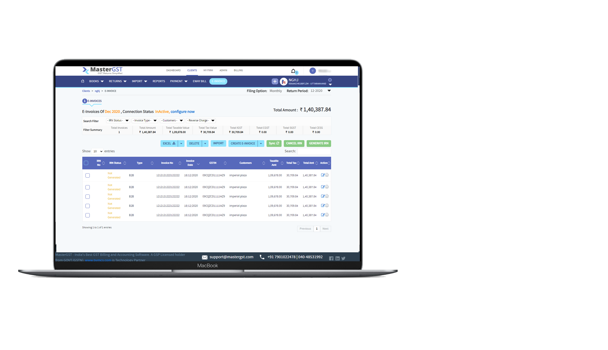 e invoice software price