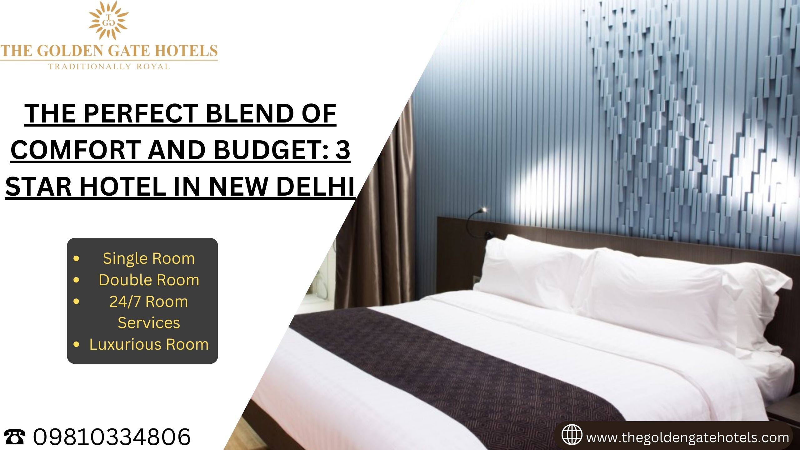 Golden Gate Hotels – Best Budget Hotel in New Delhi (6)