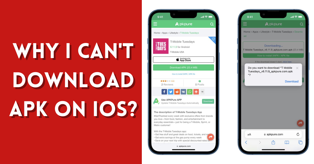 Why I Can't Download APK on iOS