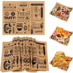 custom printed food paper.