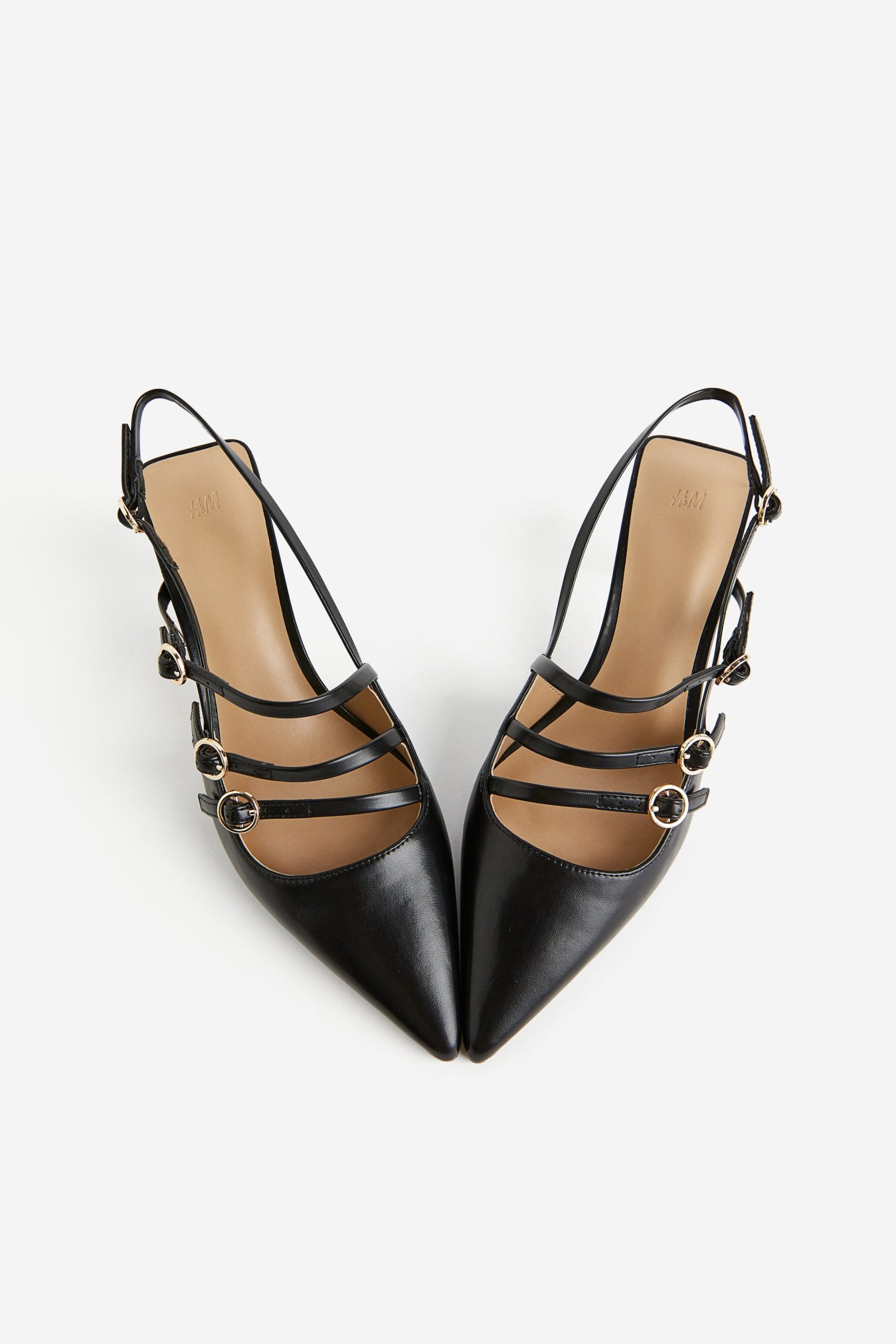 slingback strap heels
