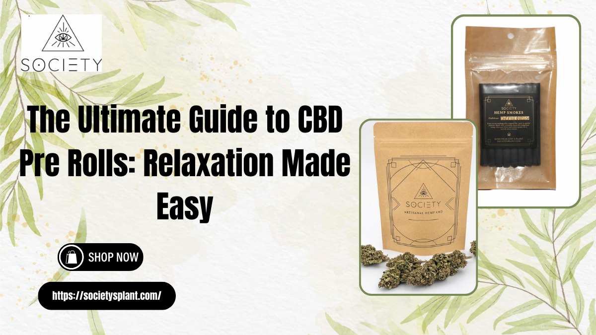 The Ultimate Guide to CBD Pre Rolls Relaxation Made Easy