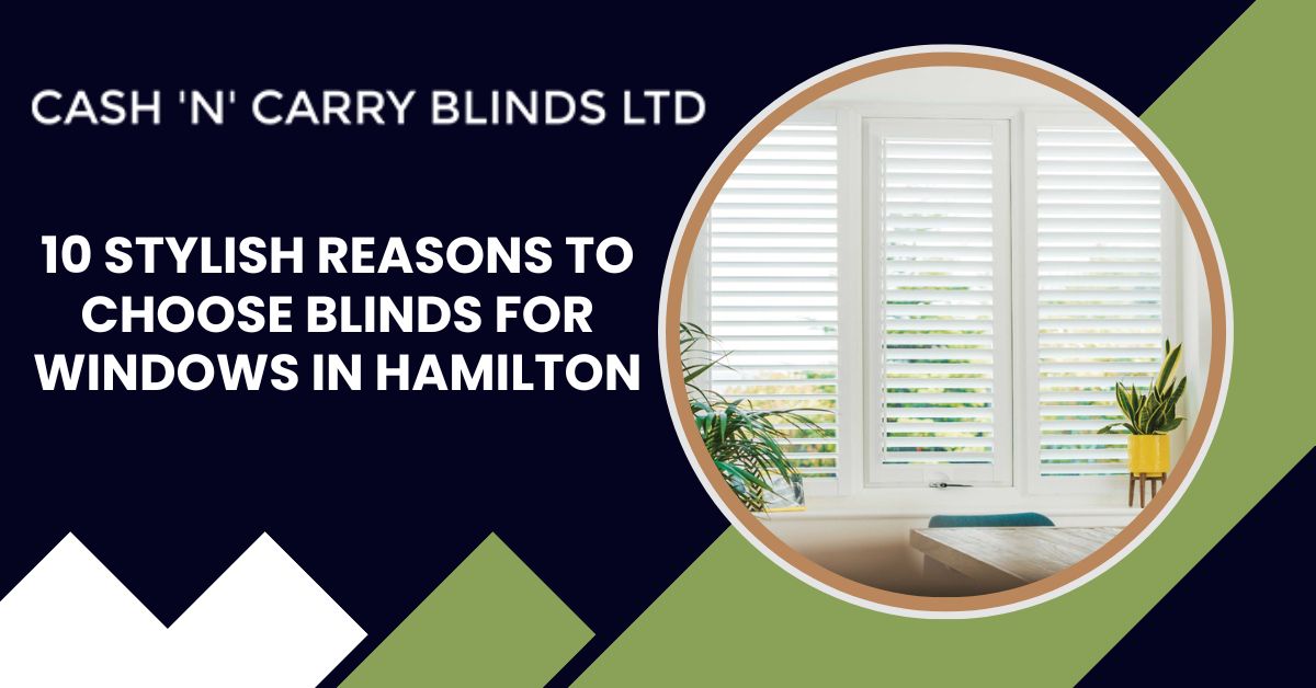 10 Stylish Reasons to Choose Blinds for Windows in Hamilton