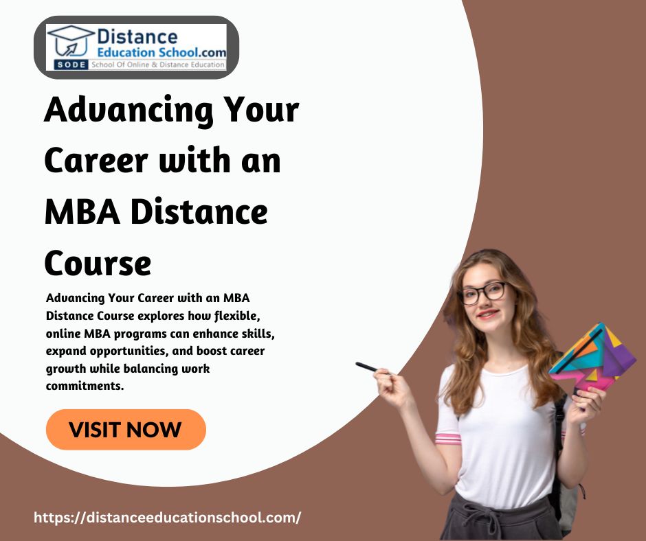 Advancing Your Career with an MBA Distance Course