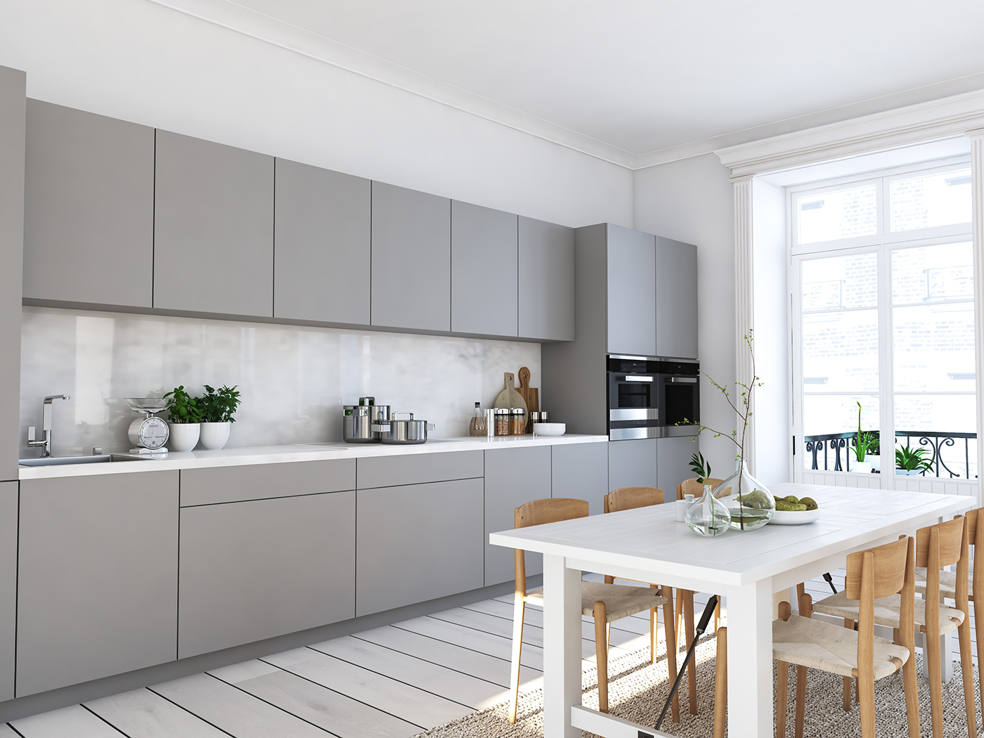 vinyl wrapping kitchen worktop