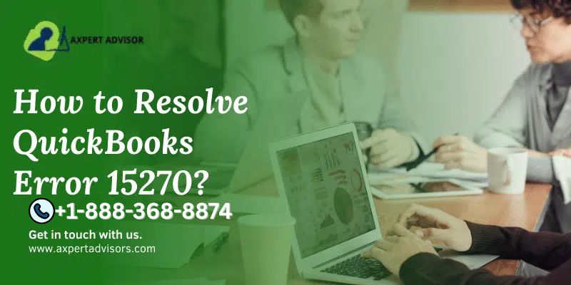 Resolve QuickBooks Error Code 15270