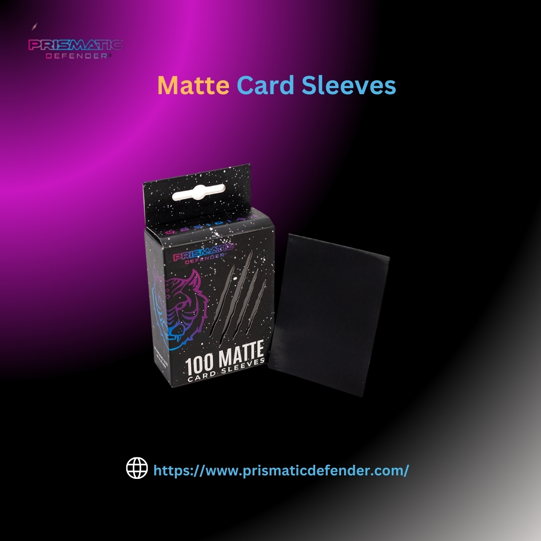 matte card sleeves