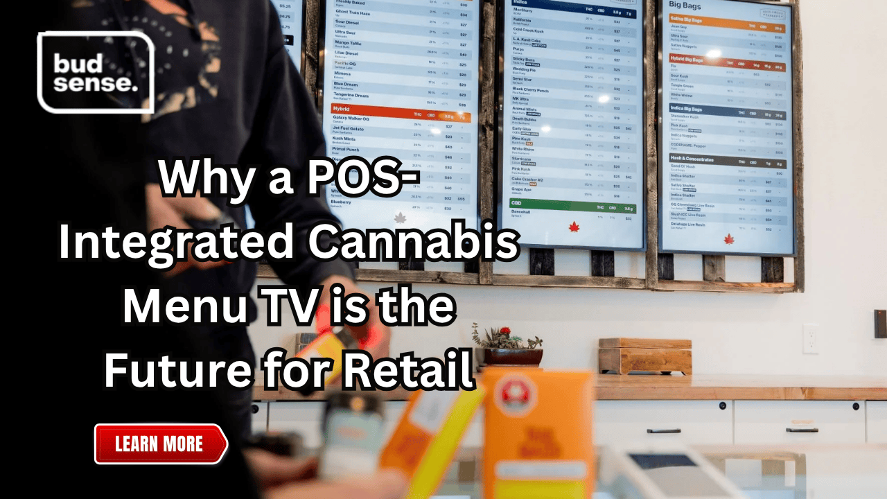 Why a POS-Integrated Cannabis Menu TV is the Future for Retail