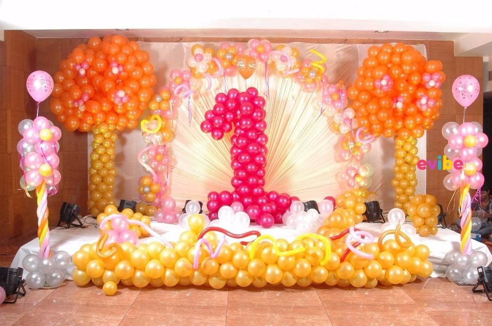 Balloon Decorations For Birthday