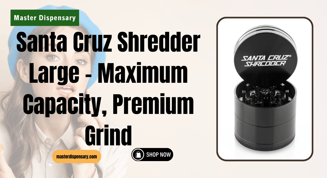 Santa Cruz Shredder Large – Maximum Capacity, Premium Grind