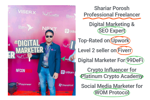 Shariar Porosh Professional Freelancer Digital Marketing And Seo Expert