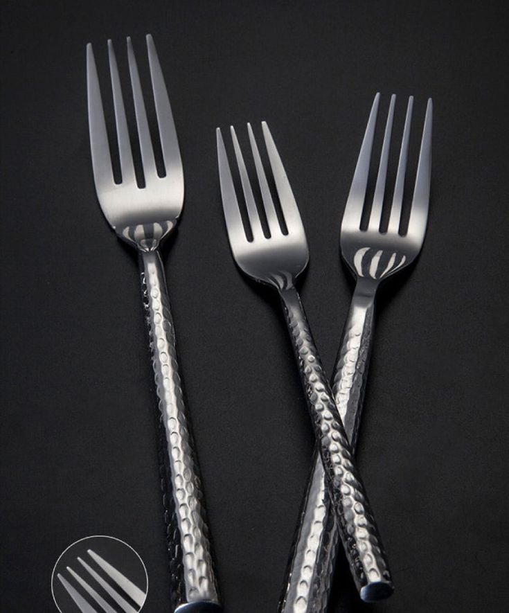 Prosecco Flatware Set - Dinner fork _ Silver
