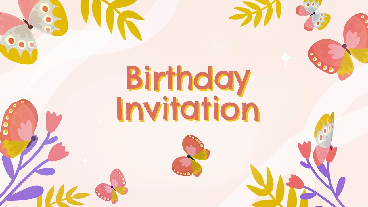 birthday invitation templates