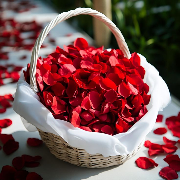 300 PCS Dried Real Red Rose Flower Petals Confetti for Wedding, 2_82oz Preserved Freeze Flower Girl Petals for Romantic Night Wedding Proposal Centerpeice BabyShower Decor