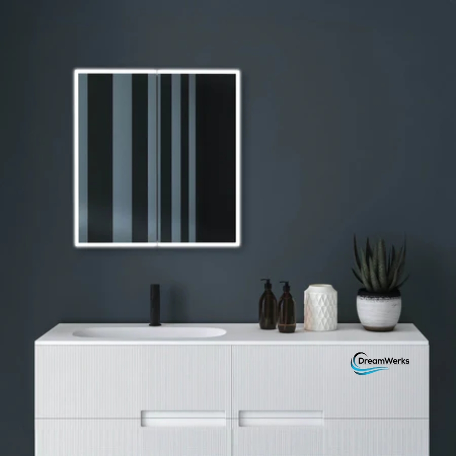 Medicine cabinet 50% off with LED lighting