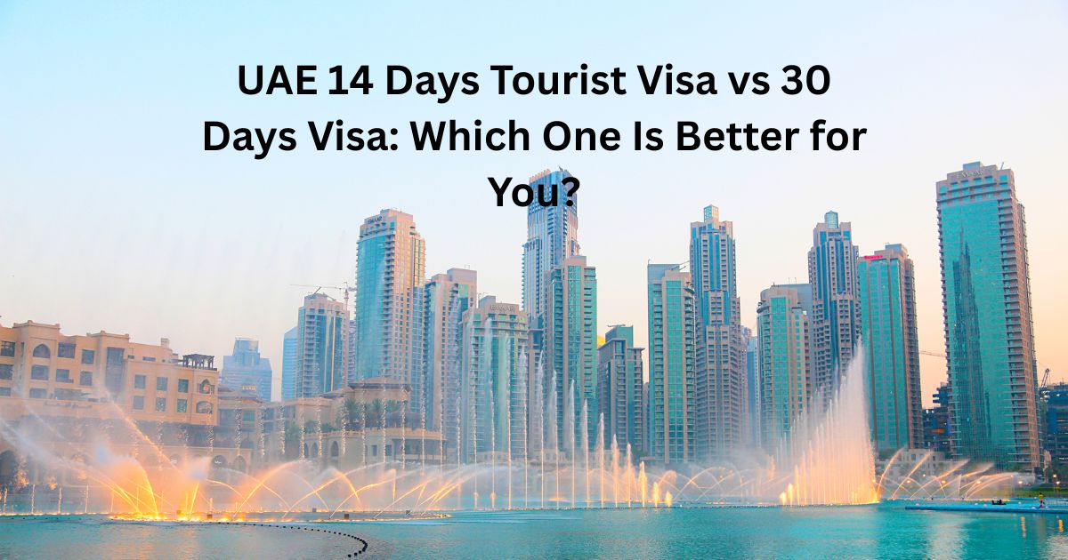 UAE 14 Days Tourist Visa vs 30 Days Visa Which One Is Better for You