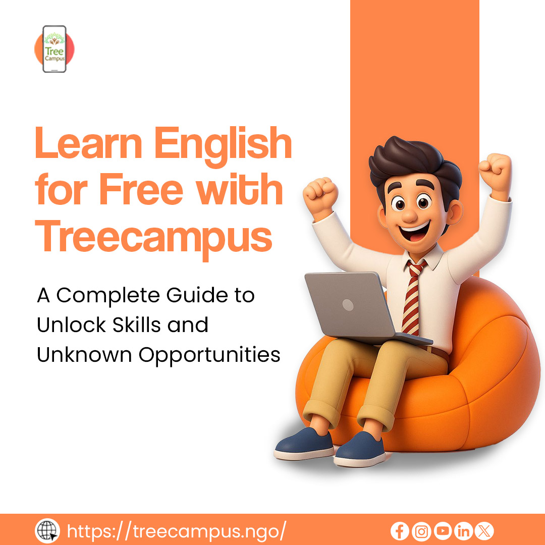 learn  english for free with treecampus