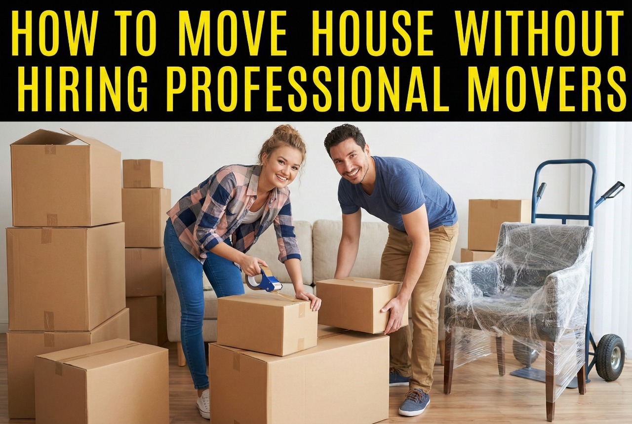 How to Move House Without Hiring Professional Movers