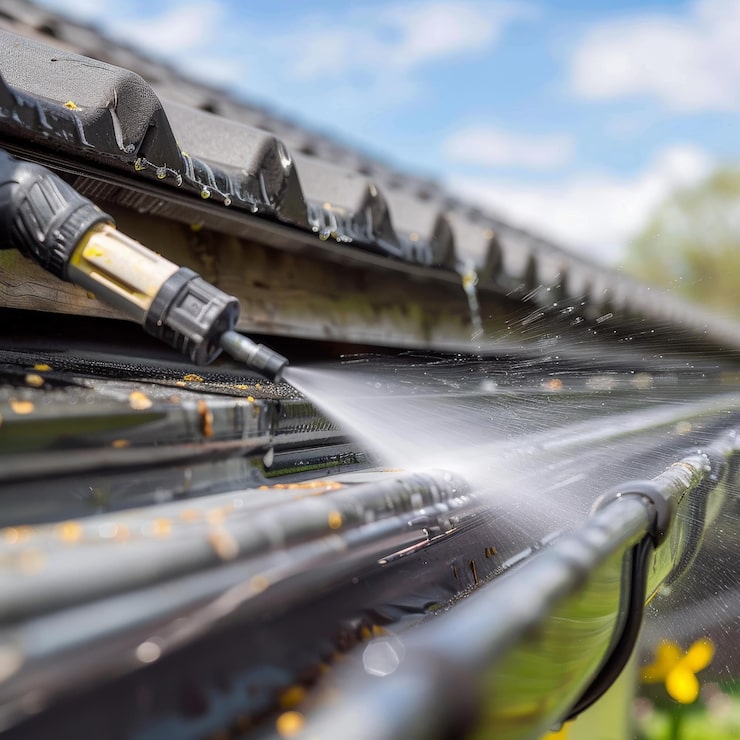 closeup-photo-spring-rain-gutter-cleaning-with-pressure-washer-highlighting-precision_1252624-26669