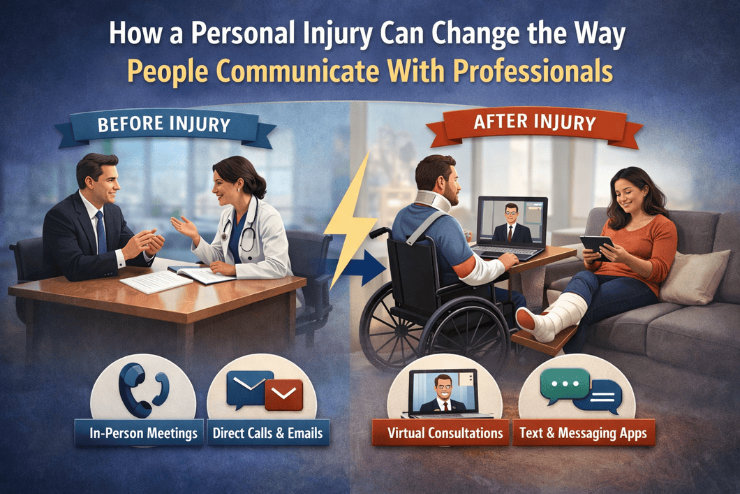 How a Personal Injury Can Change the Way People Communicate With Professionals